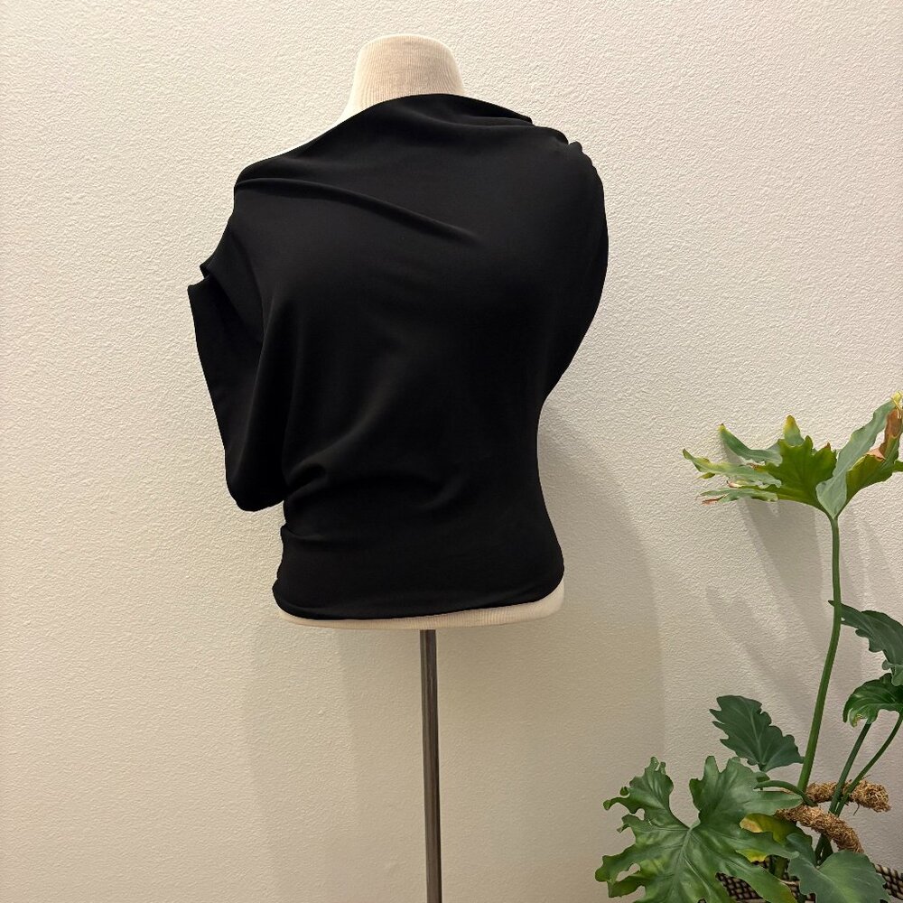 Zara Asymmetric Ruched Top